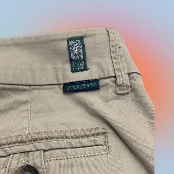 WORN JEANS Women’s 4/27 Bermuda Khaki Shorts - Picture 3 of 4